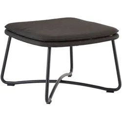Hocker Kuta - Aluminium, inkl. Kissen
