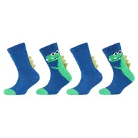 CAMANO Socken 4er Pack warm & cozy in blau