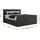 MKS Meble Boxspringbett mit Bettkasten, - grau - Maße cm B: 141 H: 110
