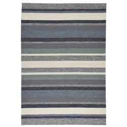 Outdoorteppich Rosetta 120 x 180 cm Polyester Blau