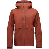 Black Diamond M Factor Shell Skijacke Rot/M