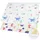 CCLIFE Krabbelmatte Baby Spielmatte Kinder 196x175x1.8cm Faltbar Spielteppich Spielunterlage Groß Rutschfest Beidseitig Tragbar Wasserdicht Innen Außen Bunt,CushHom