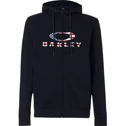 Oakley Bark Full Zip Hoodie 2.0 black/american flag (01V) XS