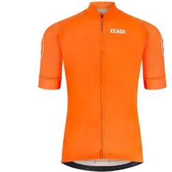 Frauen Essentials Kurzarm-Radtrikot - Orange S