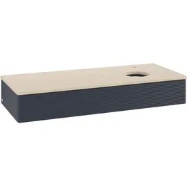 Villeroy & Boch Waschtischunterschrank 120 x 19 x 50 cm mit Beleuchtung Holz Matt