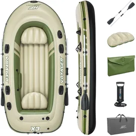BESTWAY Hydro-Force Schlauchboot Komplett-Set Voyager X3 294 x 137 x 39 cm