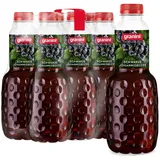 granini Trinkgenuss Schwarze Johannisbeere (6 x 1l), mindestens 25% Frucht, Schwarzer Johannisbeer-Nektar, vegan, natürlich, mit Pfand