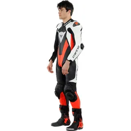 Dainese Laguna Seca 5 1-tlg. schwarz/weiß/fluo-rot 48