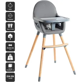 BabyGO Hochstuhl Skandi grey