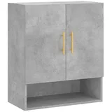 vidaXL Wandschrank Betongrau 60x31x70 cm Holzwerkstoff