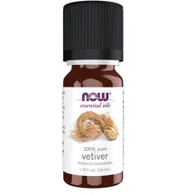NOW Foods Vetiver Ätherisches Öl – Erdiger und Beruhigender Aromatherapie-Öl – 10ml