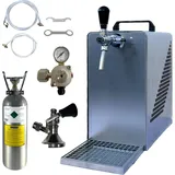 BieTal Bierzapfanlage Bierkühler Zapfanlage 30 L/h SET Typ A Flach 2 Kg CO2