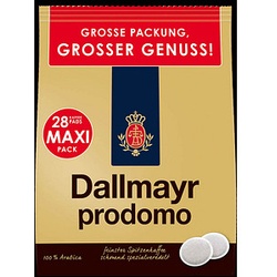 Dallmayr prodomo Kaffeepads, Arabicabohnen 28 Pads