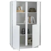 INOSIGN Highboard »Ice« grifflos weiß