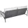 Brafab Lerberget Loungesofa anthrazit