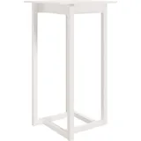 vidaXL Bartisch 60 x 60 x 110 cm Weiß