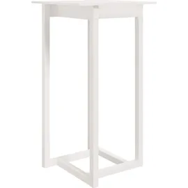 vidaXL Bartisch 60 x 60 x 110 cm Weiß