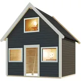 Karibu Spielhaus Kalle terragrau