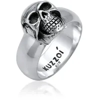 KUZZOI Ring Totenkopf 925Er