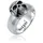 KUZZOI Ring Totenkopf 925Er