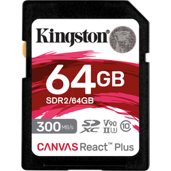 SDR2/64GB - SDXC-Speicherkarte 64GB, Canvas React Plus UHS-II