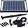 Agora-Tec Agora-Tec® Solar Teichpumpe - Set AT - 10 Watt, Hmax.: 600l/h Fontainenhöhe: 1,00m für Gartenteich oder Springbrunnen