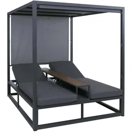 MCW Lounge-Gartenliege 196 x 165 x 196 cm Grau