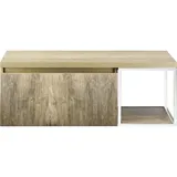 Waschtischunterschrank Sanox Frozen 3D BxHxT 120 x 43 cm x 45 cm Frontfarbe fran