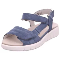 WALDLÄUFER Sandalen für Damen, in denim/weiss | 5,5