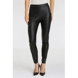 Leggings »C_Taslimah Premium Damenmode«, mit seitlichem Reißverschluss, Gr. 46 - N-Gr, Black, , 16234356-46 N-Gr