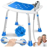 Kesser Duschhocker höhenverstellbar blau