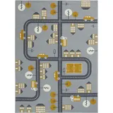 HANSE HOME Teppich »Town«, rechteckig, 0,9 mm Höhe, Kurzflor, Kinderteppich, Spielteppich, Straßen Design, Kinderzimmer