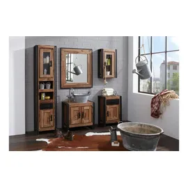 SIT Möbel Sideboard 50 x 73 cm Antikschwarz / Akazie