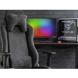Arozzi Vernazza Vento, Gaming-stuhl dunkelgrau/schwarz