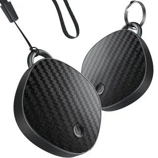 Schlüsselfinder für Apple, 2er Pack Air Tracker für Schlüssel, Taschen, Gepäck, Weltweit Koffer Tracker Tag Kompatibel mit Apple Wo ist? (iOS NUR)