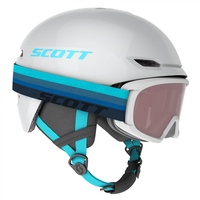 Scott Combo Hlmt Keeper 2+Goggle Jr Witty pearl white/breeze blue (6931) M
