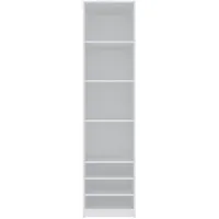 marmex möbel TRES 05B Kleiderschrank 50x206x51 cm weiß