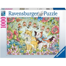 Ravensburger Puzzle Kätzchenfreundschaft, 1000 Puzzleteile, FSC® - schützt Wald - weltweit; Made in Germany bunt