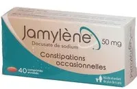 JAMYLENE - 50mg Constipations occasionnelles Docusate de sodium A partir 6ans 40 comprimés enrobés Comprimé(S) pc(s)