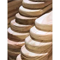 Lärche Zaunlatten 140cm Lärchenholz Holzzaun Holz Zaun Brett Zaunbrett Gartenzaun 10x Lärchenbrett - Braun