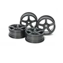 1:10 Felgen (4) 5-Speichen hart 24mm