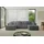 altdecor Ecksofa Cord 6-Sitzer Dunkelgrau