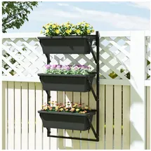Outsunny 3er Set Blumentopf 56 x 42 cm