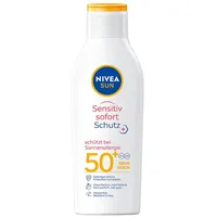 BEIERSDORF Nivea SUN Sensitive Sofort Schutz Sonnenallergie Sonnenmilch LSF50+