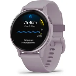 Smartwatch GARMIN "VIVOACTIVE 5", lila, Smartwatches, Fitness Smartwatch Coaching Garmin Pay Rollstuhlmodus