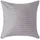 Homescapes Kissenbezug Gestreift 40 x 40 cm Grau