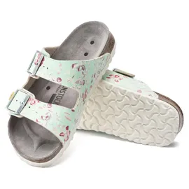 Birkenstock Arizona ESD Birko-Flor flower field mint 39