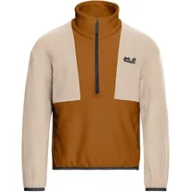 Jack Wolfskin Colorblock Taunus Halbreißverschluss-Sweatshirt Autumn Leaves 128