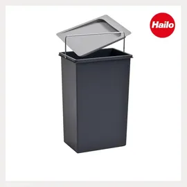 HAILO Inneneimer 10 l Dunkelgrau