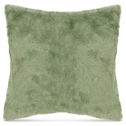 Bestlivings Kissenhülle "Faux Rabbit" 45x45cm - Salbei